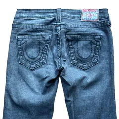 TRUE RELIGION STELLA BIG T サイズ26 ブラック スリム ストレートデニム