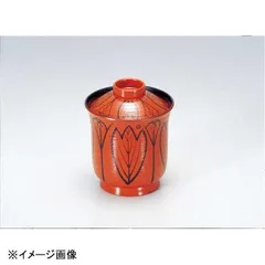 輪和島塗　煮物椀（吉野椀）　寸法 W１４，５ｃｍ　Ｈ１５，８㎝　箱なし 輪島塗吉野絵煮物椀と根来塗丸盆 - 生活骨董と古布の