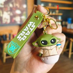 2個セット❣️スターウォーズ ベビーヨーダ キーホルダー ストラップ スターウォーズ ベビーヨーダ ホワイトver キーホルダー ストラップ