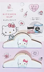 【456円ショップ】　ハローキティー　キッチン クリップ ２個入り
