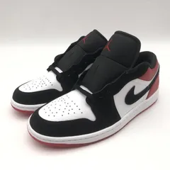 【中古】NIKE AIR JORDAN 1 LOW SE スニーカー 26.5cm IB8971-106 ブラック レッド ホワイト ナイキ[10]