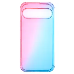 Google Pixel 9 / 9 Pro ケース グラデーション 耐衝撃 ソフト ケース 【Color】ピンク・グリーン