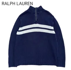 【RALPH LAUREN】ハーフジップニット