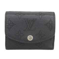 【本物保証】 ルイヴィトン LOUIS VUITTON モノグラム マヒナ ポルトフォイユ イリスXS M67498 コンパクトウォレット 三つ折り財布 レザー