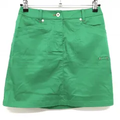 【新品】マンシングウェア スカート グリーン ストレッチ ティー装着可  レディース 9 ゴルフウェア Munsingwear