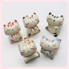 未使用 マンハッタナーズ MANHATTANER'S 群集猫 箸置きセット - メルカリ
