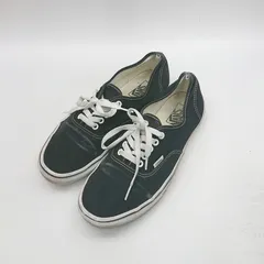 ◇ Θ VANS ヴァンズ ローカットスニーカー サイズ28 ブラック ホワイト メンズ E  【1502200005421】
