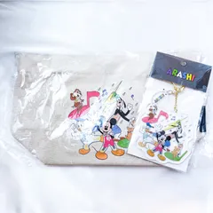 嵐 - 展覧会 ミッキー デニム リメイク ハンドメイド トートバッグ 相葉雅紀 This is ARASHI💚💜💛💙❤️ トートバッグリメイク♡ おそらく
