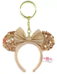 【中古】雑貨 ミニーマウス(ピンクゴールド) スパンコールカチューシャキーチェーン 「ディズニー」 東京ディズニーリゾート限定