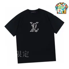 【今日WTO】Louis Vuitton フォームロゴ T シャツ（W/B）/LV Staff T-Shirt-GP56