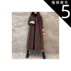 種類5：ブラック/M コーデュロイ シャツ ワンピース くるみボタン ワンピース シャツワンピース ロング ロング丈 袖あり 長袖 襟付き フレア ワイド Aライン 切り替えデザイン 前開き かわいい 大人可愛い きれいめ シンプル カジュアル 大人 上品 お