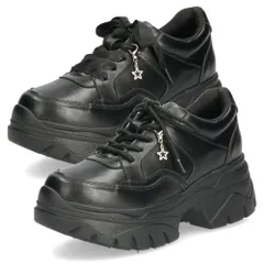 【ブラック】厚底スニーカー レディース 軽量 きれいめ ダッドスニーカー 人気 推し活 推しカラー メンカラ 6cm ヒール 美脚 ウォーキングシューズ 可愛い かわいい おしゃれ Parade 7887