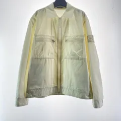 【中古】STONE ISLAND 24SS WEATHERPROOF COTTON CANVAS GHOST PIECE サイズM  8015432F1 ホワイト ストーンアイランド ウェザープルーフコットンキャンバス ゴーストピース[17]