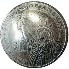 自由の女神 １ドル コインコンチョ コンチョ◆全４色◆レプリカ ◆約直径２６mm