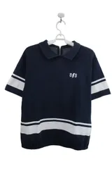 PEARLY GATES(パーリーゲイツ) ポロシャツ ネイビー レディース 1 055-6160514 ゴルフ用品 2506-0912 中古