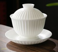 宋白釉蒔絵刻字八卦文様抱月瓶 陶磁器 現代工芸品 美術品 置物