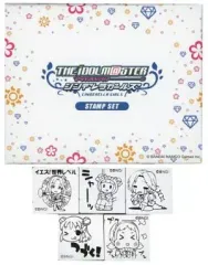 【中古】スタンプ・はんこ・印鑑 [単品] スタンプセット(はんこ5種セット) 「C86 アイドルマスター シンデレラガールズ グッズセット」