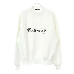 BALENCIAGA バレンシアガ 22AW レタリングロゴ スウェットトレーナー 697869 TMVB5 ホワイト XSのサムネイル