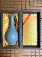 古美術中国宋時代龍泉窯瓢箪花瓶 BL1-66-0