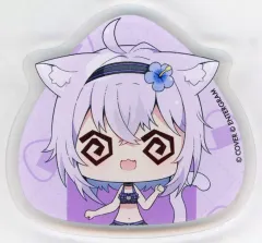 【中古】マグネット・磁石 [単品] 猫又おかゆ アクリルマグネット 「PC/Switchソフト おかゆにゅ～～む! 完全生産限定版」 同梱特典