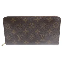 LOUIS VUITTON (ルイヴィトン) モノグラム ポルトモネジップ ロングウォレット 長財布 ブラウン M61727