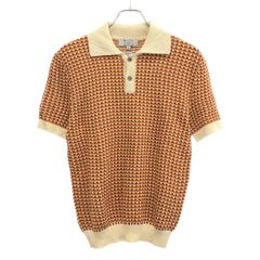 Raffa Molina ラファモリーナ ニットポロシャツ  オレンジ系 S