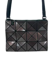 BAO BAO ISSEY MIYAKE 黒 ショルダーバッグ　3way BAO BAO ISSEY MIYAKE☆SADDLE BAG (BAOBAO ISSEY MIYAKE