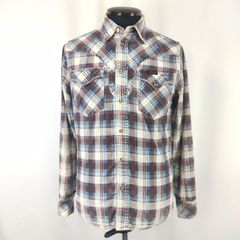 HYSTERIC GLAMOUR【ヒステリックグラマー】長袖ウエスタン/フランネルシャツ【メンズS/マルチカラー/チェック柄】Vintage/Tops/Shirts◆BJ002-g