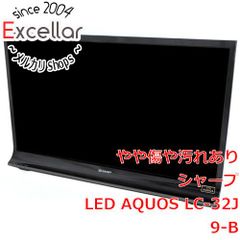 [bn:10] SHARP　32V型 LED液晶テレビ AQUOS LC-32J9-B　リモコンなし