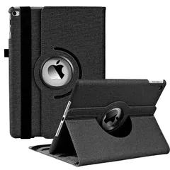 【数量限定】iPad ケース 9.7インチ 2018/2017 （第5世代 第6世代）iPad Air Air 2 カバー 360度回転式 手帳型タブレットケース オートスリープ機能 3段階調節可能 固定バンド 脱落防止 耐衝撃 耐久性 おしゃれデニム生地 (