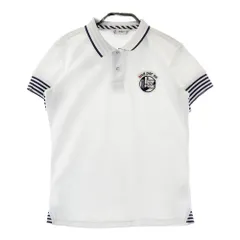 サイズ：M AND PER SE アンパスィ  半袖ポロシャツ ワッペン  ホワイト系 [240101357988]# ゴルフウェア レディース ストスト