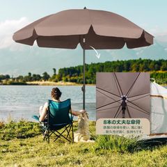（訳あり品￥4,980→￥3,980）Sekey ビーチパラソル 直径200cｍ×高さ224cｍ チルト機能付き 日除け UVカット アウトドア用 庭・ベランダ・海辺・キャンプ