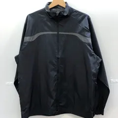 NIKE GOLF ナイキゴルフ ナイロンジャケット ウインドブレーカー ドローコード サイドポケット ベトナム メンズ ブラック