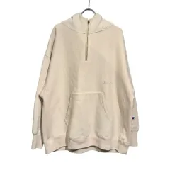 Champion (チャンピオン) ■■ ③ ハーフジップパーカー レディース ベージュ M