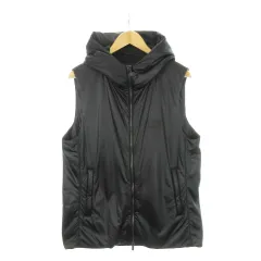 エンポリオアルマーニ EMPORIO ARMANI 中綿ベスト フーディー ダブルジップ 大きいサイズ XXL 黒 ブラック /AH11 ■GY18のサムネイル