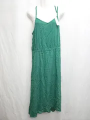 ◇ ⊂ DRESKIP ドレスキップ ロング丈 キャミソール　ワンピース サイズM グリーン レディース P  【1410230016631】