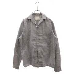 kolor (カラー) 18SS SUCKER ZIP SHIRT シアサッカージップアップ 長袖 シャツ ネイビー 18SCM-B03113のサムネイル