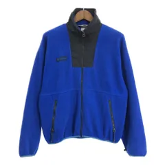 90年代 Columbia コロンビア フリースジャケット アウトドア ブルー (メンズ XL相当) 中古 古着 S5283