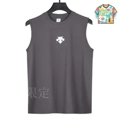 【今日WTO】DESCENTE  ハイヤーントリカラー 無袖 T シャツ-SO32