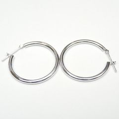 Jewel closet by L&Co. Pt900 プラチナ フープ ピアス - メルカリ
