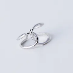 [silver925]ダブルラインリング【シルバー】