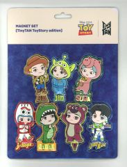 [중고] 마그넷·자석 BTS(방탄소년단) PVC 마그넷 세트(7개들이) [토이·스토리×TinyTAN] COLLABORATION MERCHANDISE
