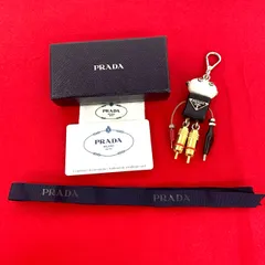 【美品】PRADA キーホルダー チャーム ロボット エドワード サフィアーノ 楽天市場】PRADA プラダ Saffiano Leather Robot Keychain Trick