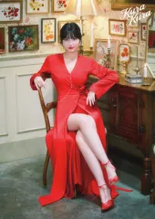 【中古】キャラカード モモ(TWICE)/赤衣装・縦型 ランダムトレーディングカード 「CD Kura Kura」 リリース記念グッズ