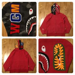 A BATHING APE　シャークパーカー　総柄　前橋限定　Lサイズ ☆前橋限定☆ Maebashi city camo シャーク パーカー Lサイズ