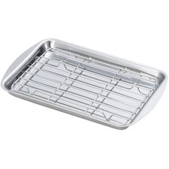 ヨシカワ バット 揚げ物 天ぷら 料理 下ごしらえ ステンレス アミ付 トレイ トレー 天御膳 SJ3552 0
