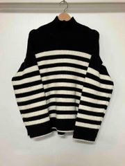 sacai ボーダーニット 白×黒 20-02229M サイズ1 - メルカリ