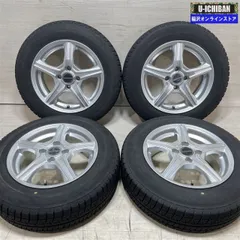 「値下げ」ヤリス アクア スペイド 等 BALMINUM 5.5-14+39 4H100 ブリヂストン 165/70R14 14インチ スタッドレス 4本セット 009のサムネイル