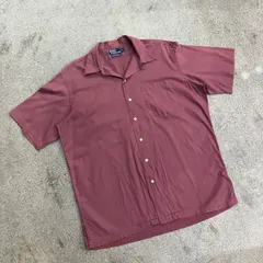 【Polo by Ralph Lauren】90s Hand Woven Open Collar Shirt M 