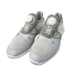 PUMA DISC SYSTEM IGNITE シューズ ホワイト グレー - メルカリ